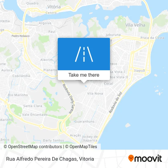 Rua Alfredo Pereira De Chagas map