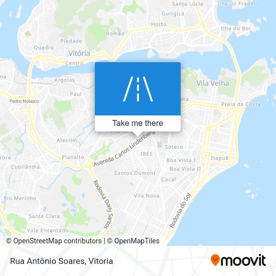 Rua Antônio Soares map