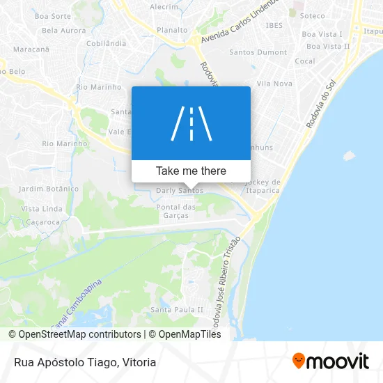 Rua Apóstolo Tiago map