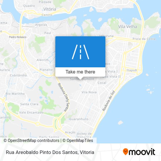 Rua Areobaldo Pinto Dos Santos map