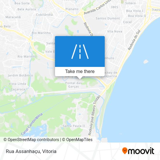 Rua Assanhaçu map