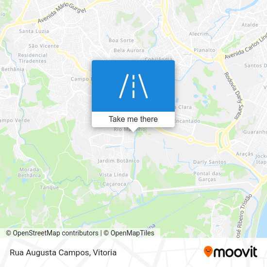 Rua Augusta Campos map