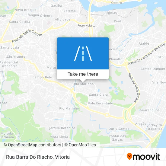 Rua Barra Do Riacho map