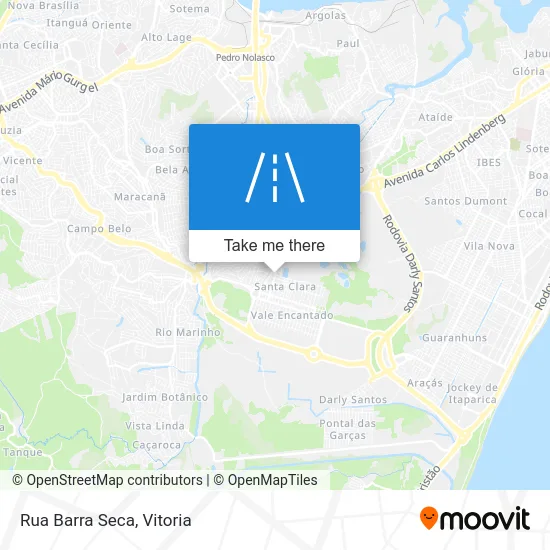 Rua Barra Seca map