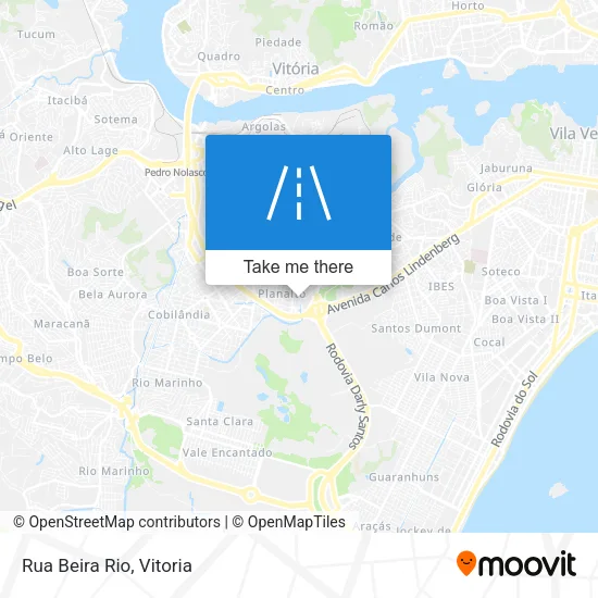 Rua Beira Rio map