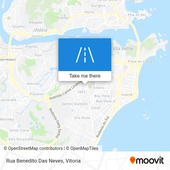 Rua Benedito Das Neves map