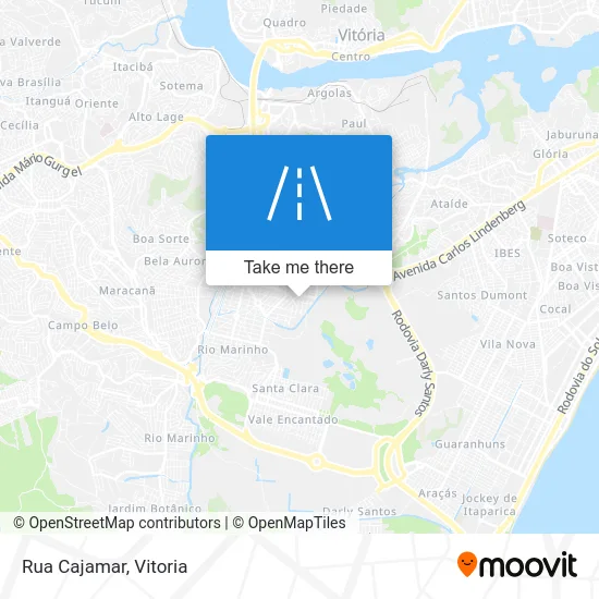 Rua Cajamar map