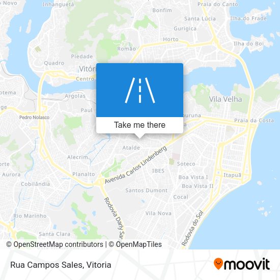 Rua Campos Sales map