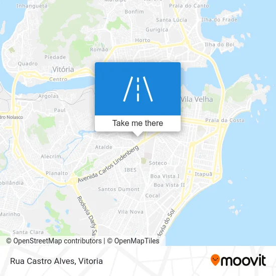 Rua Castro Alves map