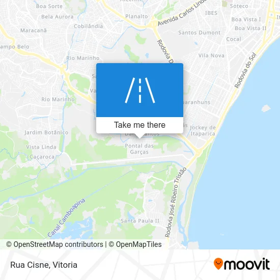Rua Cisne map