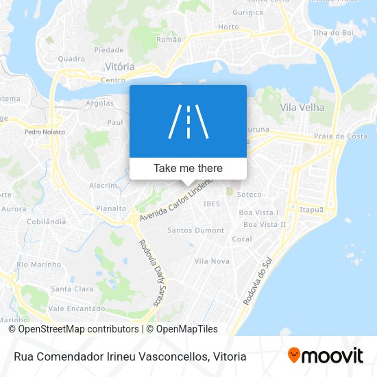 Rua Comendador Irineu Vasconcellos map