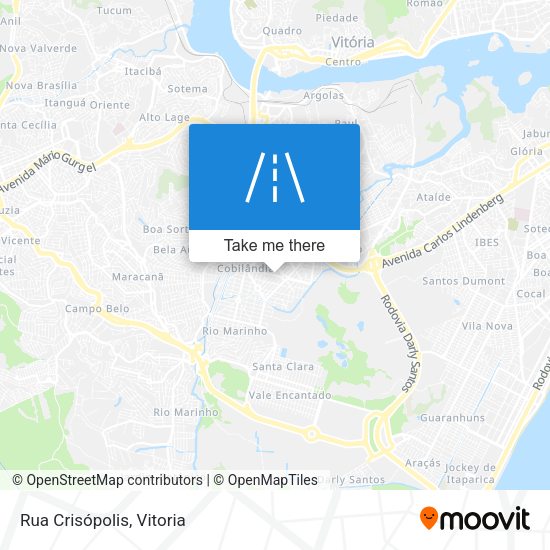 Rua Crisópolis map