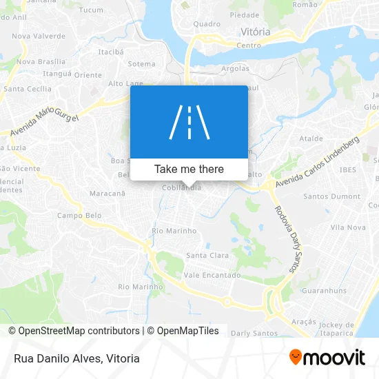 Rua Danilo Alves map