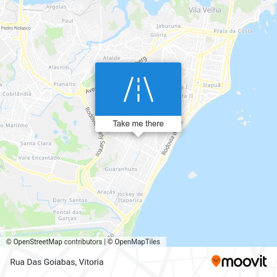 Rua Das Goiabas map