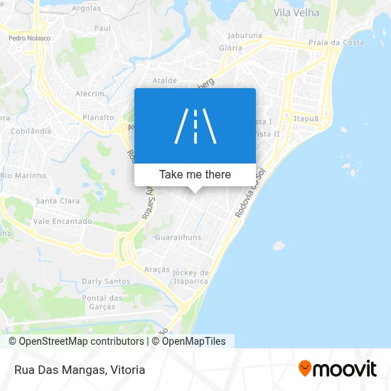 Rua Das Mangas map