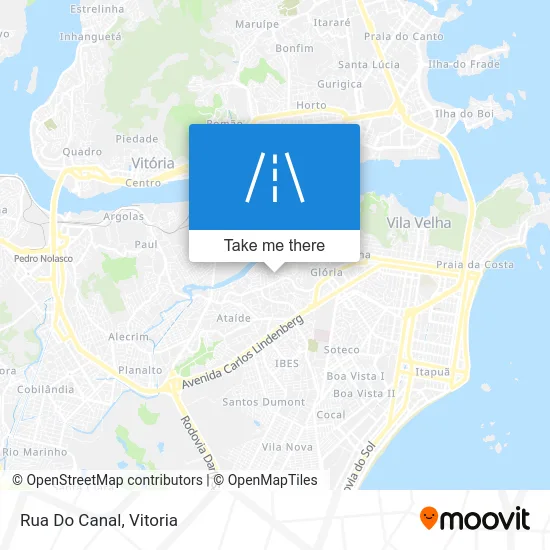 Rua Do Canal map