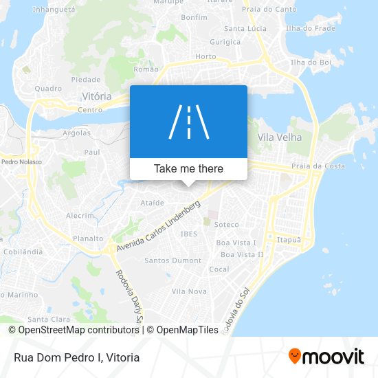Rua Dom Pedro I map