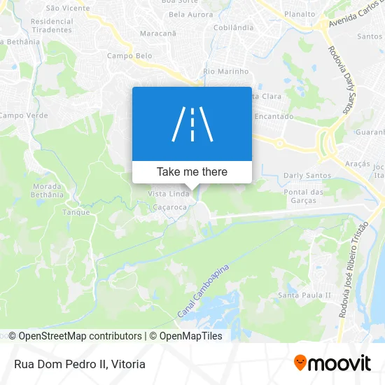 Rua Dom Pedro II map