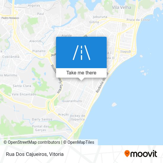 Rua Dos Cajueiros map