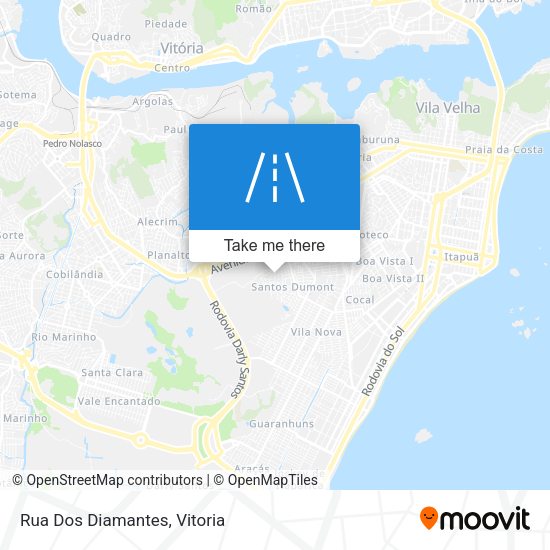 Rua Dos Diamantes map