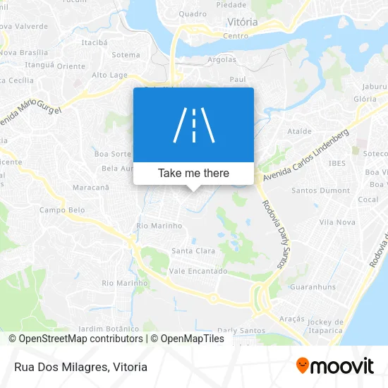 Rua Dos Milagres map