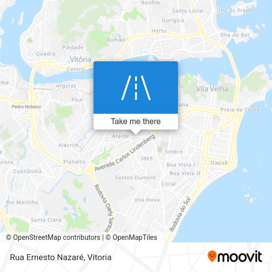 Rua Ernesto Nazaré map