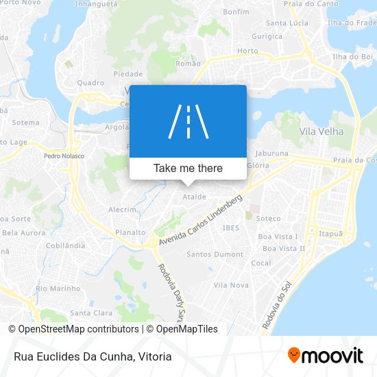Rua Euclides Da Cunha map