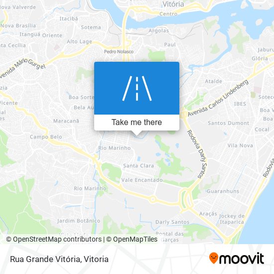 Mapa Rua Grande Vitória