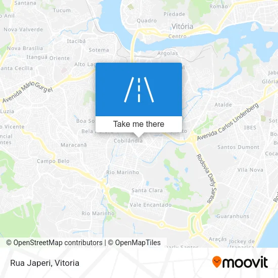 Rua Japeri map