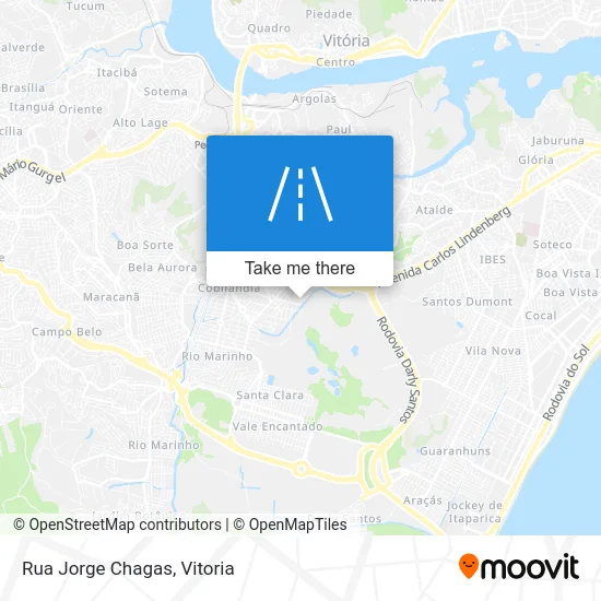 Rua Jorge Chagas map