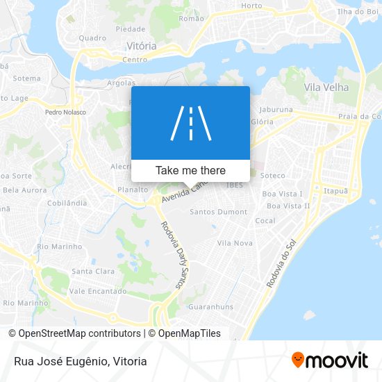 Rua José Eugênio map
