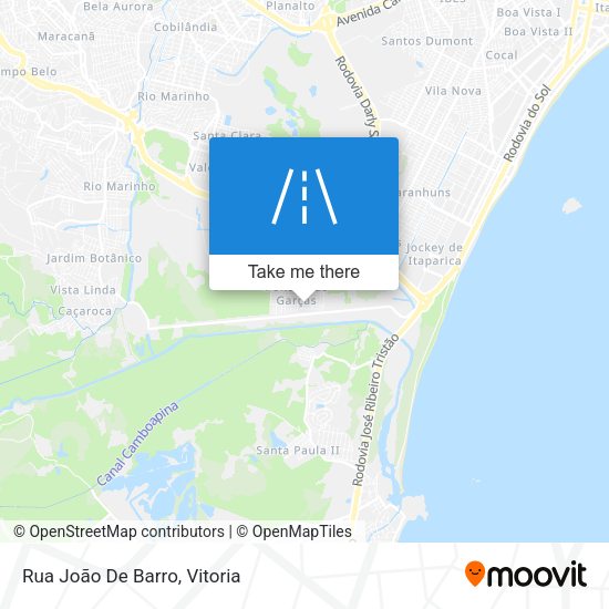 Rua João De Barro map