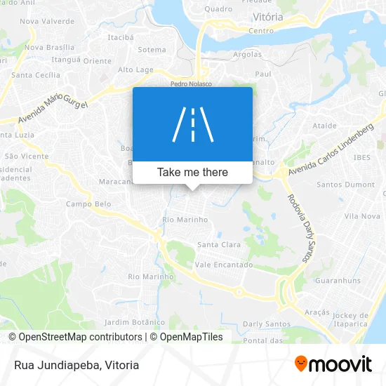 Rua Jundiapeba map
