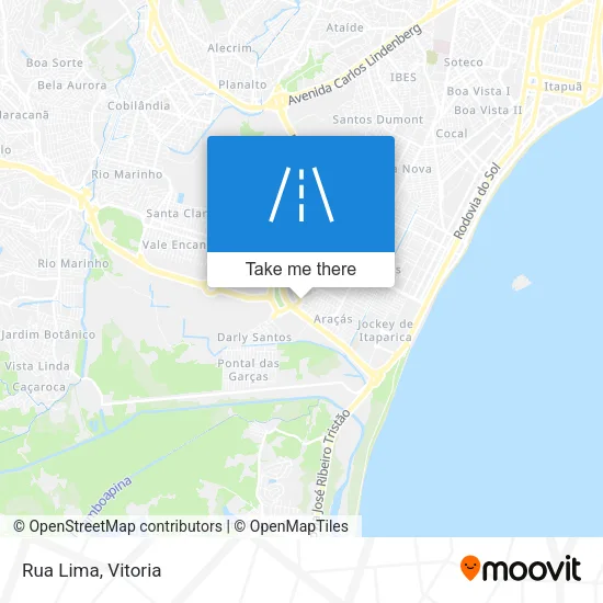 Rua Lima map