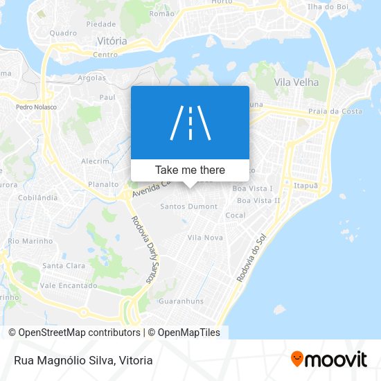 Rua Magnólio Silva map
