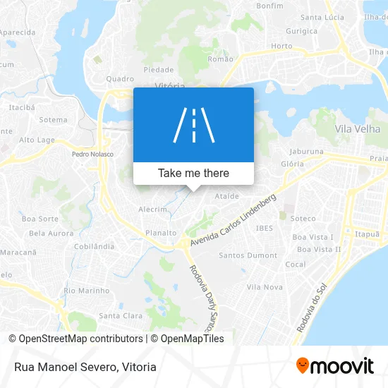 Rua Manoel Severo map
