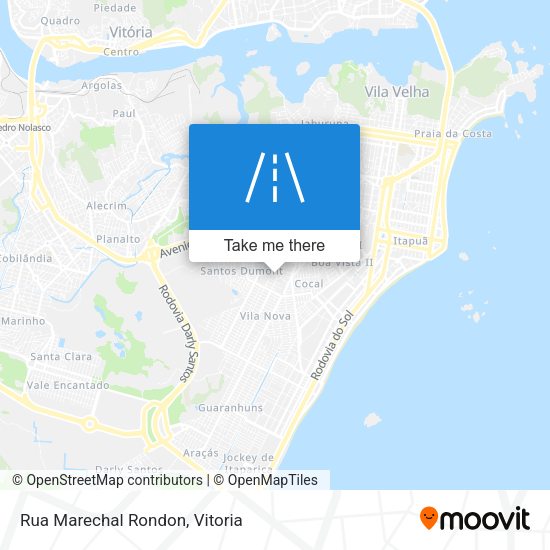 Rua Marechal Rondon map