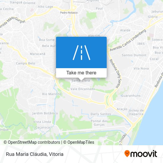 Rua Maria Cláudia map