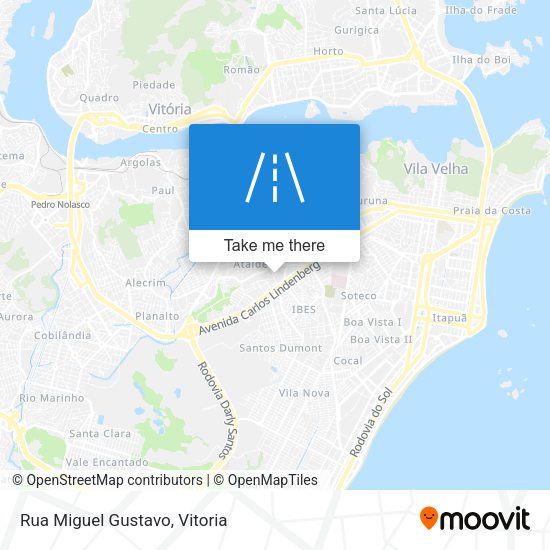 Rua Miguel Gustavo map