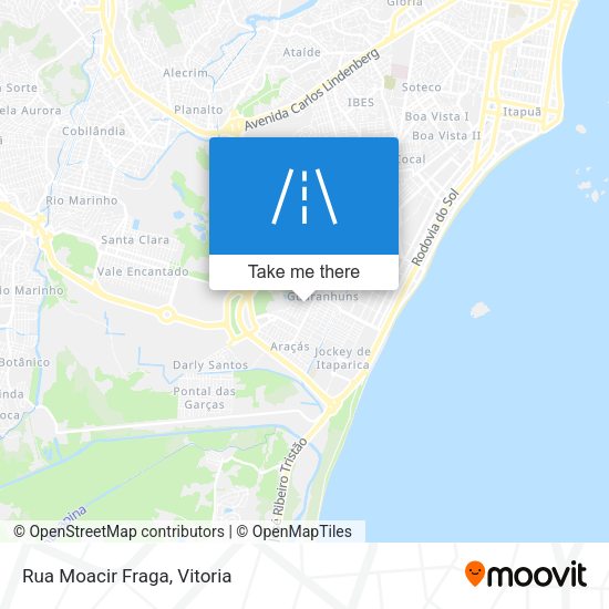 Rua Moacir Fraga map