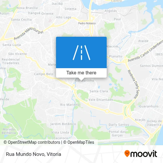 Rua Mundo Novo map