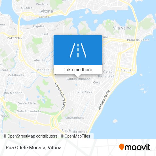 Rua Odete Moreira map