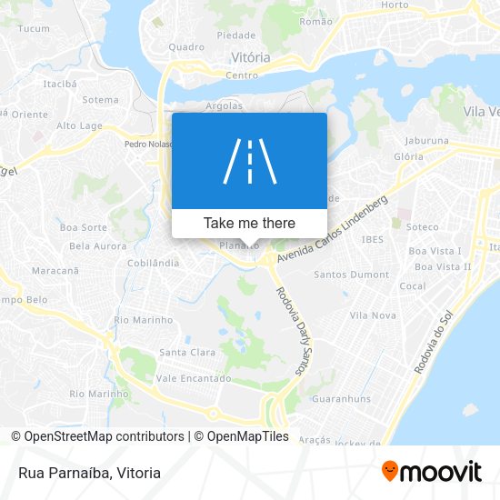 Rua Parnaíba map