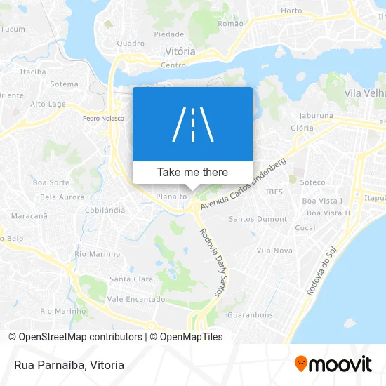 Rua Parnaíba map