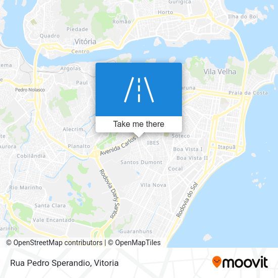 Rua Pedro Sperandio map