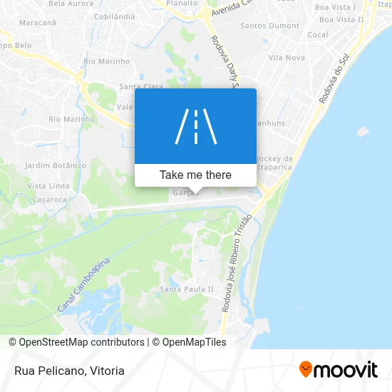 Rua Pelicano map