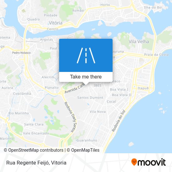 Rua Regente Feijó map