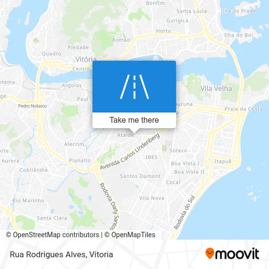 Rua Rodrigues Alves map