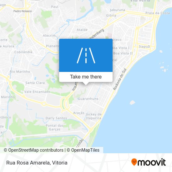Rua Rosa Amarela map
