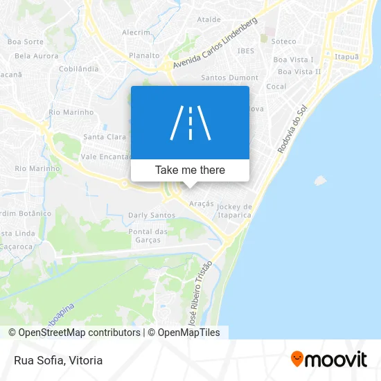 Rua Sofia map